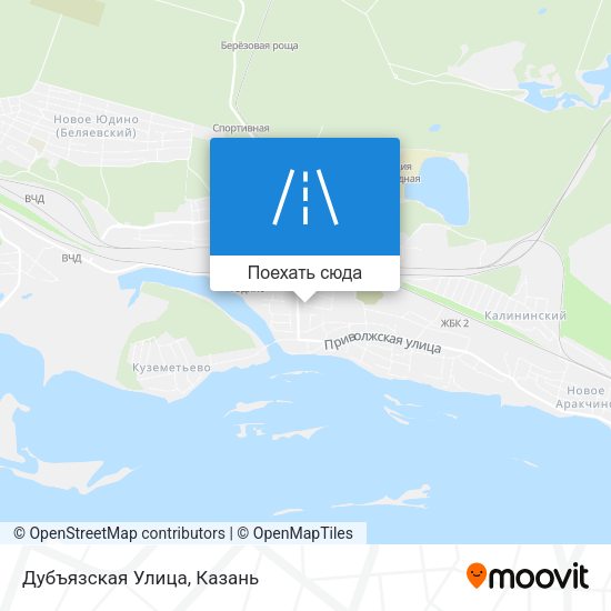 Карта Дубъязская Улица