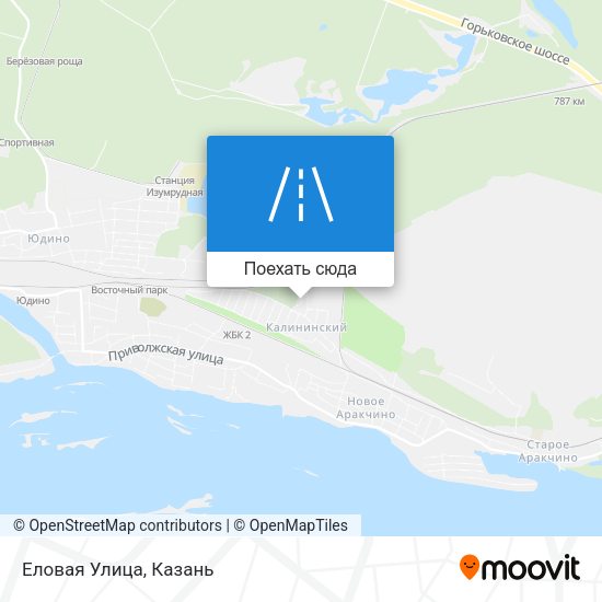 Карта Еловая Улица