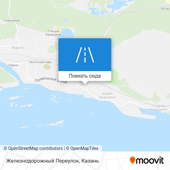 Карта Железнодорожный Переулок
