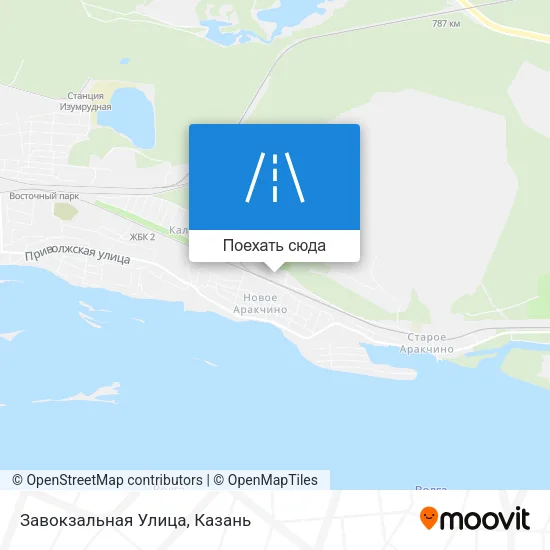 Карта Завокзальная Улица