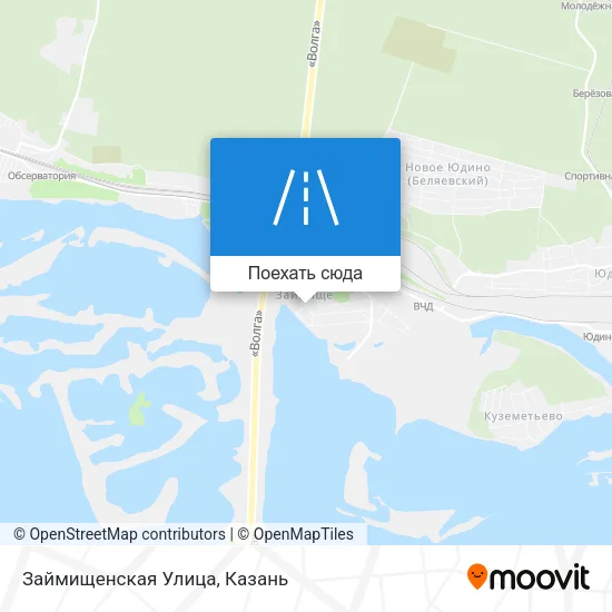Карта Займищенская Улица