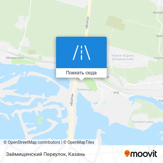Карта Займищенский Переулок