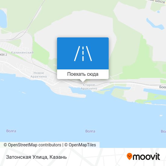 Карта Затонская Улица