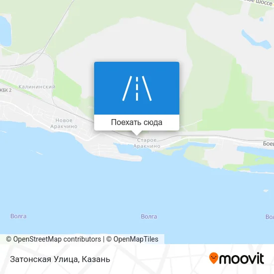 Карта Затонская Улица