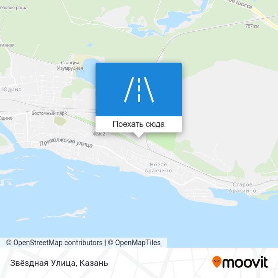 Карта Звёздная Улица