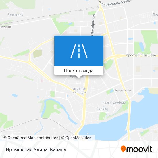 Карта Иртышская Улица