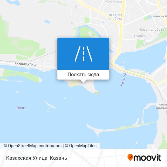 Карта Казахская Улица