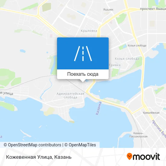 Карта Кожевенная Улица