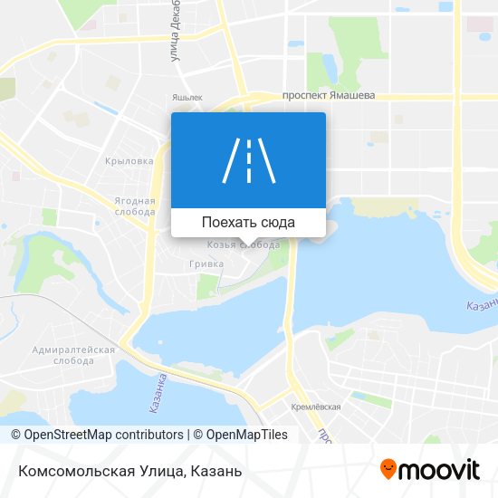 Карта Комсомольская Улица