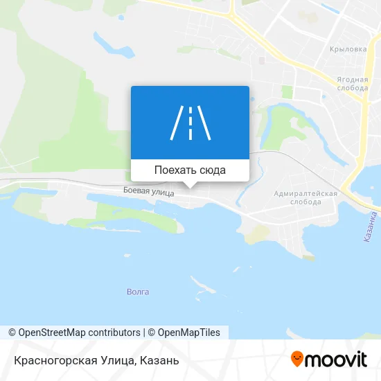 Карта Красногорская Улица