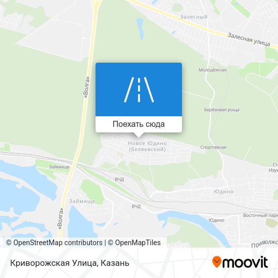 Карта Криворожская Улица