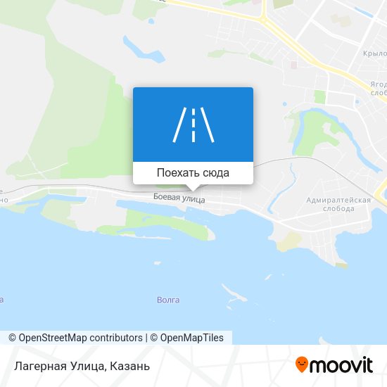 Карта Лагерная Улица