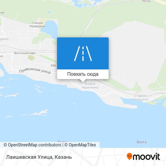 Карта Лаишевская Улица