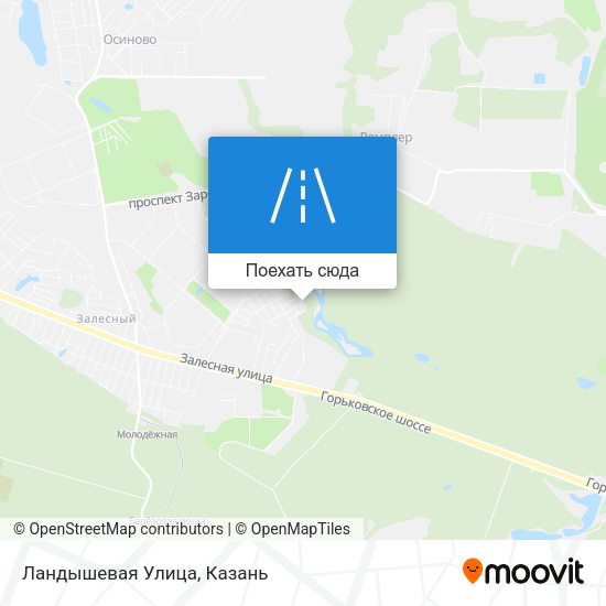 Карта Ландышевая Улица