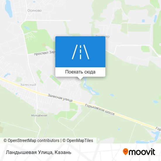 Карта Ландышевая Улица
