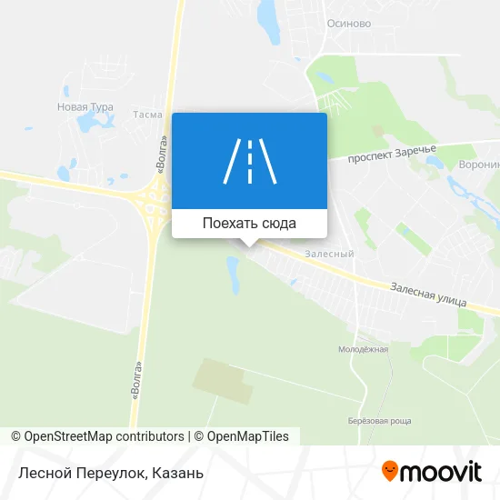 Карта Лесной Переулок
