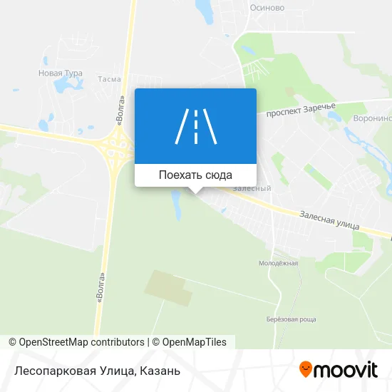 Карта Лесопарковая Улица