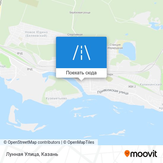 Карта Лунная Улица