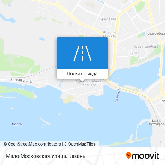 Карта Мало-Московская Улица