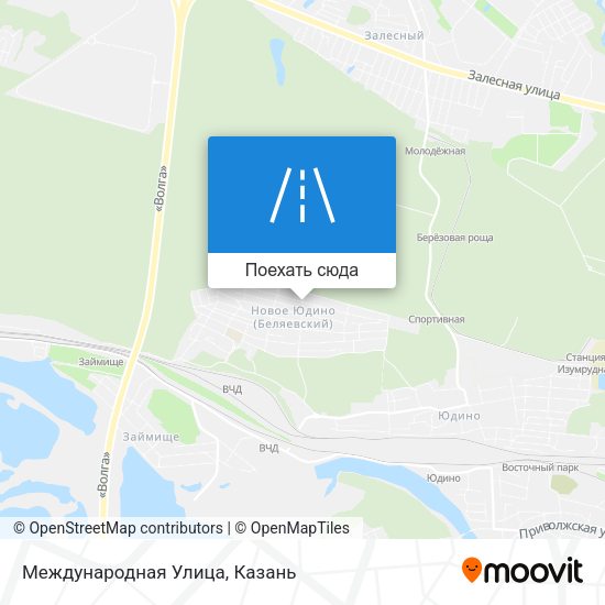 Карта Международная Улица