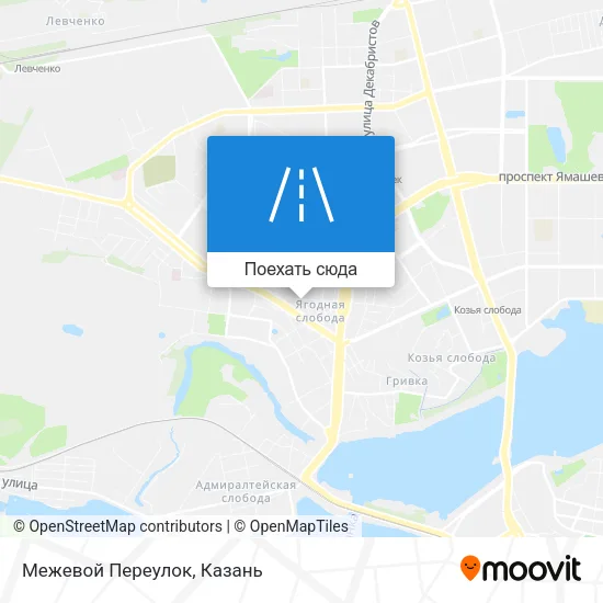 Карта Межевой Переулок