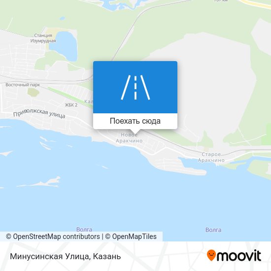 Карта Минусинская Улица