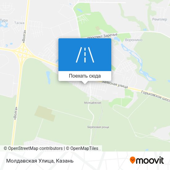 Карта Молдавская Улица