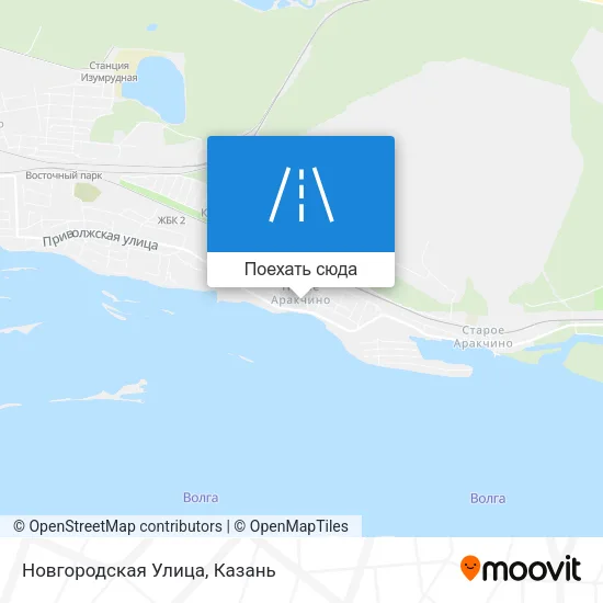Карта Новгородская Улица