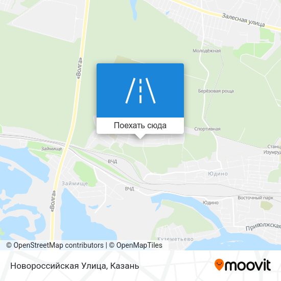 Карта Новороссийская Улица