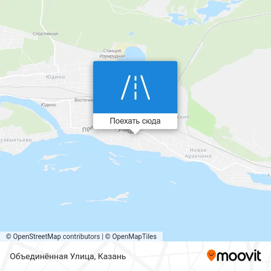 Карта Объединённая Улица