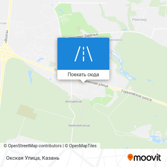 Карта Окская Улица