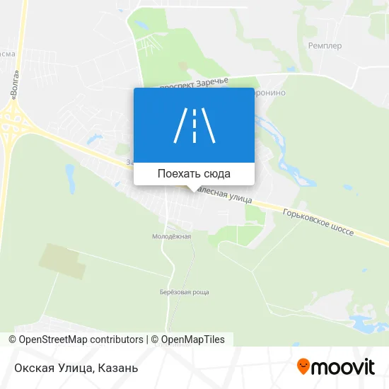 Карта Окская Улица