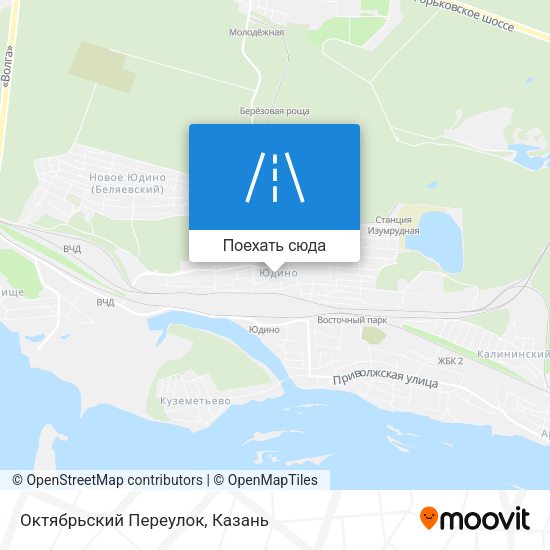 Карта Октябрьский Переулок