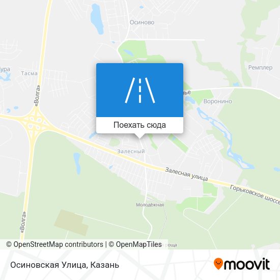 Карта Осиновская Улица