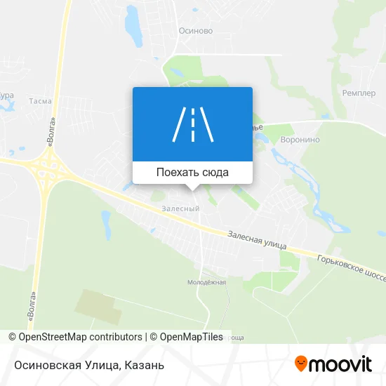 Карта Осиновская Улица