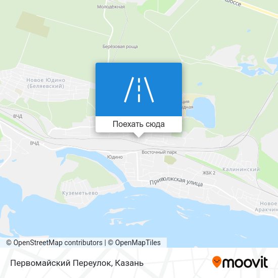 Карта Первомайский Переулок