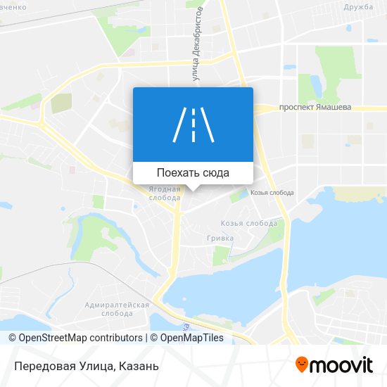 Карта Передовая Улица