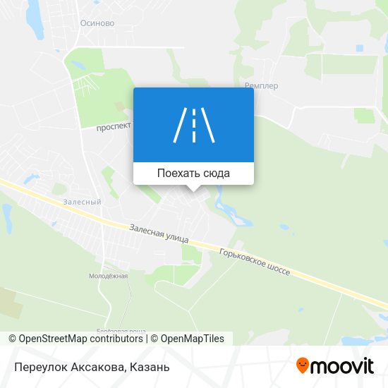 Карта Переулок Аксакова