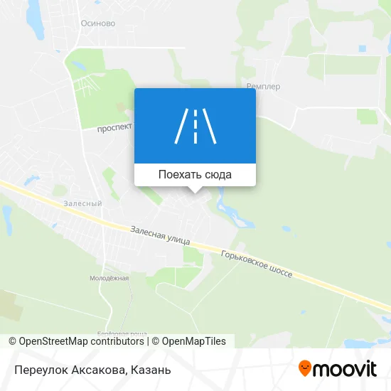 Карта Переулок Аксакова