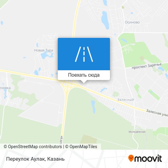 Карта Переулок Аулак