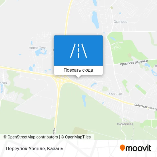 Карта Переулок Узянле