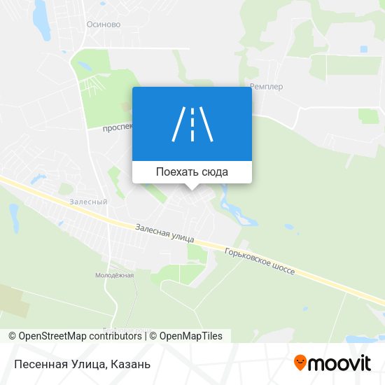 Карта Песенная Улица