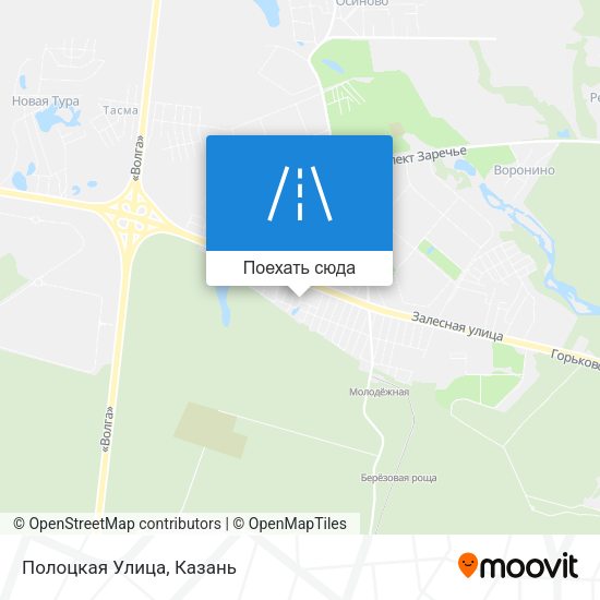 Карта Полоцкая Улица