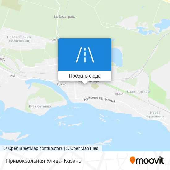 Карта Привокзальная Улица
