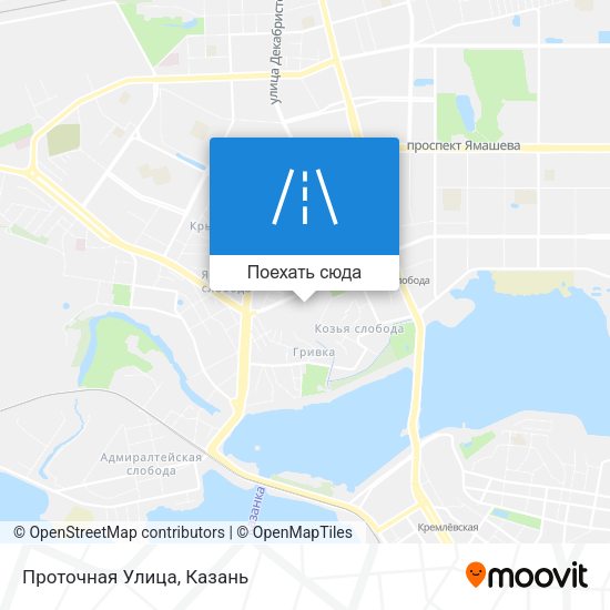 Карта Проточная Улица