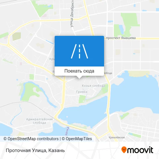 Карта Проточная Улица