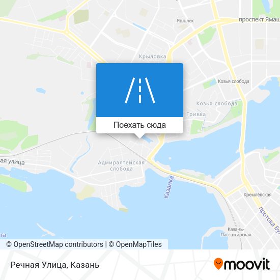 Карта Речная Улица