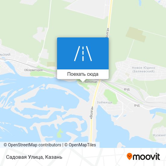 Карта Садовая Улица