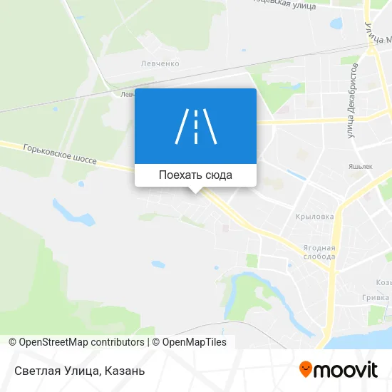 Карта Светлая Улица