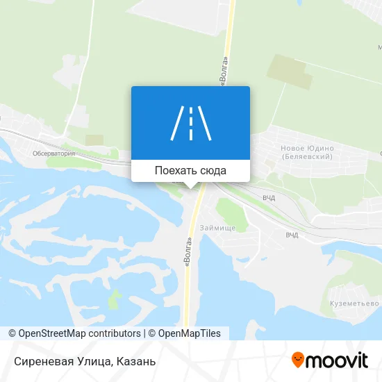 Карта Сиреневая Улица